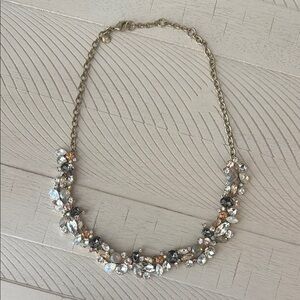 Elegant Crystal Flower Necklace